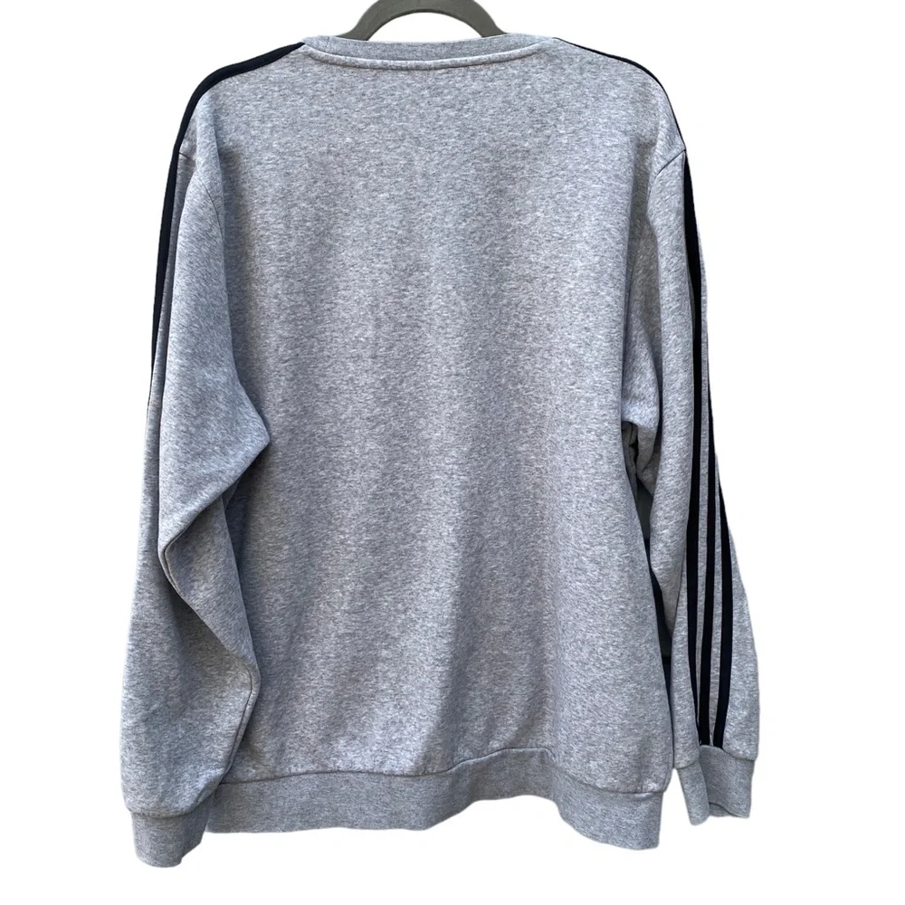 Adidas Men’s Essentials Three Stripes Fleece Crewneck Sweatshirt, Adidas Top